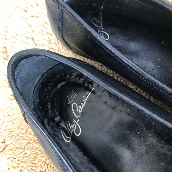 Oleg Cassini Black Tassel/Woven Loafers Sh… - Picture 2 of 8